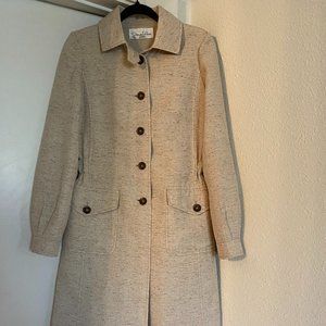 Oscar de la Renta Lightweight Wool Coat